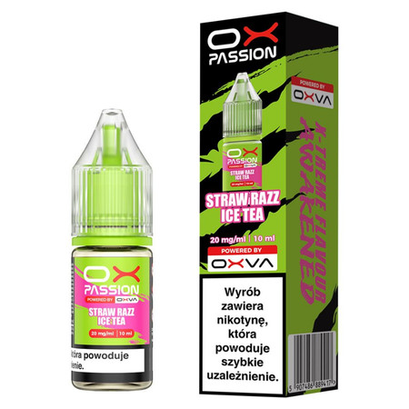 E-liquid OX Passion 10ml - Straw Razz Ice Tea 20mg