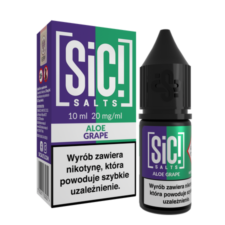 E-liquid SIC! Salt 10ml - Aloe Grape 20mg