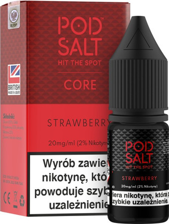 E-liquid Pod Salt Core 10ml - Strawberry 20mg