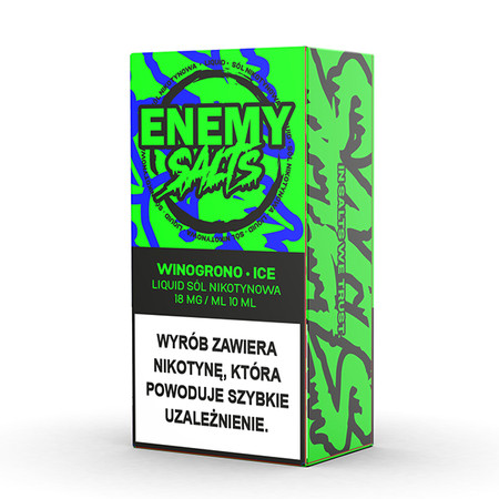 Liquid Enemy Salts Winogrono Ice 18 mg 10ml