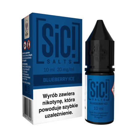 E-liquid SIC! Salt 10ml - Blueberry Ice 20mg