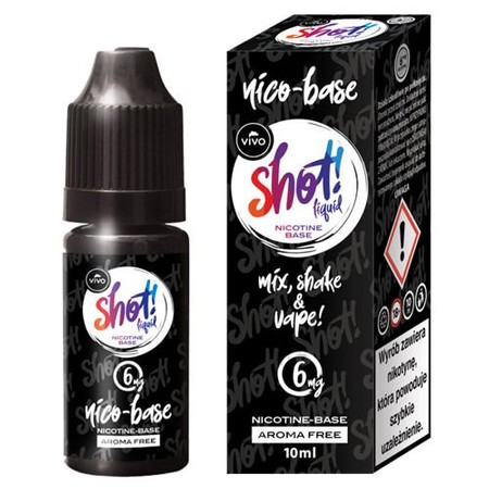 Nikotínový shot VIVO Shot NicoBase 10ml - 06mg