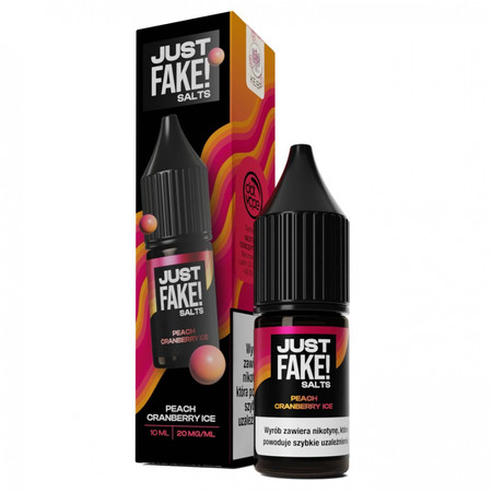Жидкость JustFAKE! Salts 10ml Peach Cranberry ICE 20mg