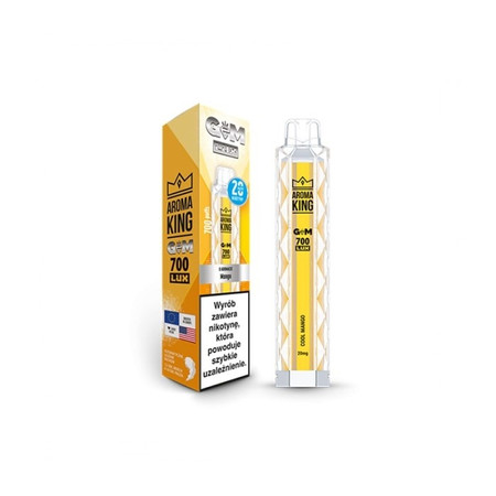 Țigară de unică folosință AROMA King GEM Lux Cool Mango 20mg