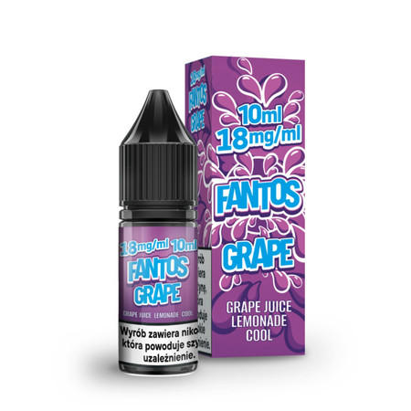 E-liquid Fantos 10ml - Grape Fantos 18mg