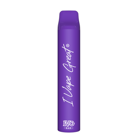 Cigarette électronique jetable IVG Bar Plus Aloe Grape Ice 20mg