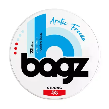 Nikotínové vrecúška BAGZ Arctic Freeze 3/6 STRONG