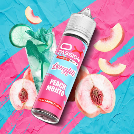 Longfill OX Passion 10/60ml - Peach Mojito