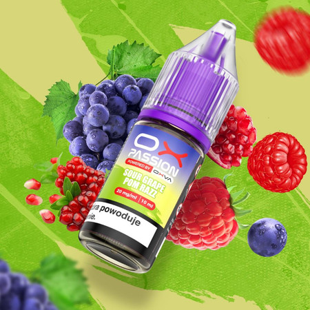 E-liquid OX Passion 10ml - Sour Grape Pom Razz 20mg