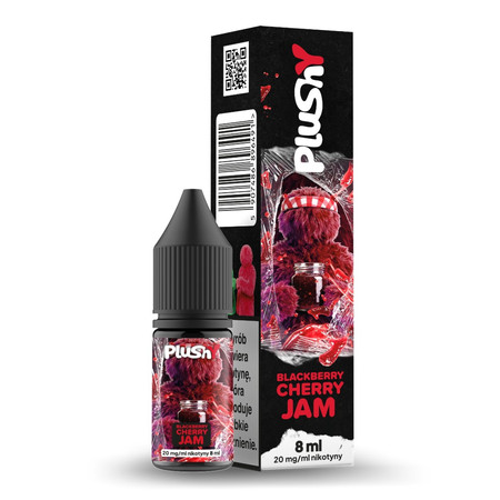 Жидкость Plushy Salt Jam 8ml - Ежевично-Вишневый Джем 20mg