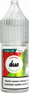 E-liquide DUO 10ml - Truskawka Zielone Jabłko 6mg