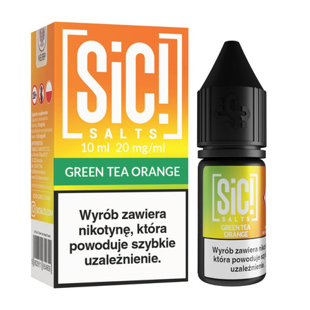 Liquid SIC! Salt 10ml - Green Tea Orange 20mg