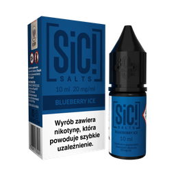 E-liquid SIC! Salt 10ml - Blueberry Ice 20mg