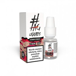 Жидкость #TAG Classic 10ml - Strawberry Tobacco 06mg