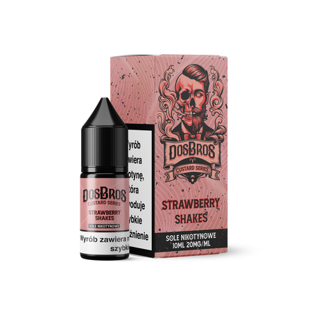 Жидкость DosBros Salt 10ml Strawberry Shakes 20mg