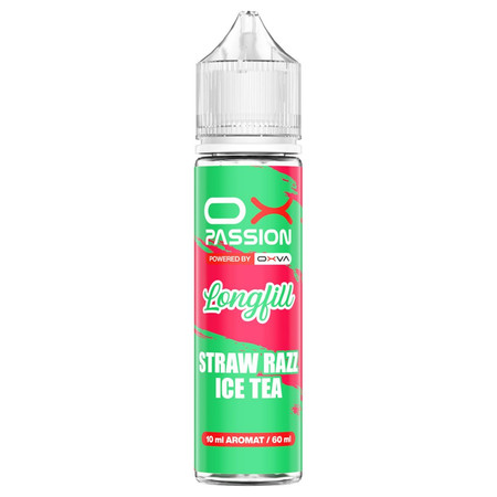 Longfill OX Passion 10/60ml - Straw Razz Ice Tea