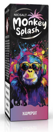 Жидкость Monkey Splash Salt 10ml - Kompot 20mg