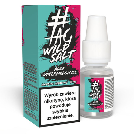 Liquid #TAG Salt Wild 10ml - Aloe Watermelon Ice 20mg