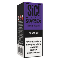Рідина SIC! NIC 8ml - Grape Ice 6mg