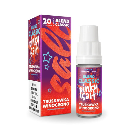 E-liquide Pinky Salt 10ml - Truskawka Winogrono 20mg