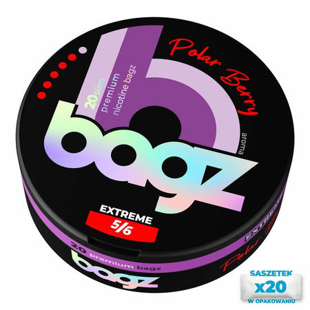 Nicotine pouches Bagz Polar Berry 5/6 EXTREME