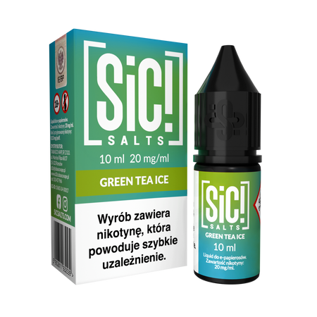 E-liquide SIC! Salt 10ml - Green Tea Ice 20mg
