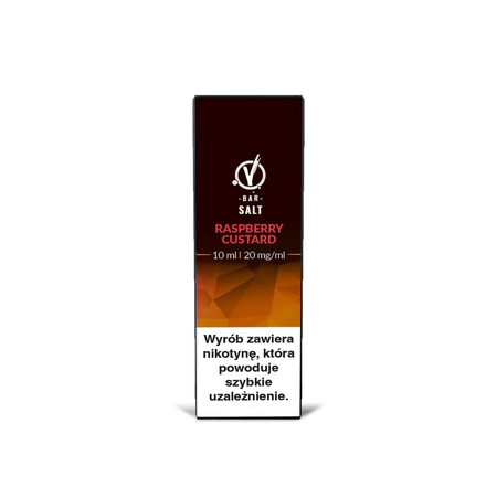 Liquid Vbar Salt 10ml - Raspberry Custard 20mg