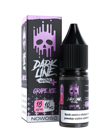 Жидкость Dark Line Nicotine+ 10ml - Grape Ice 18mg