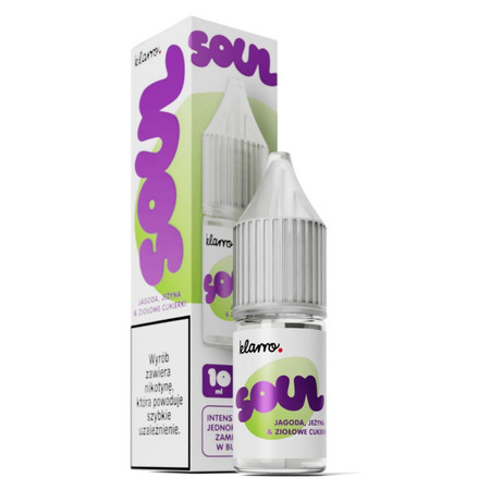 Жидкость Klarro Soul Salt 10ml - Черника Ежевика Травяные конфеты 20mg