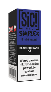 Рідина SIC! NIC 8ml - Blackcurrant Ice 6mg