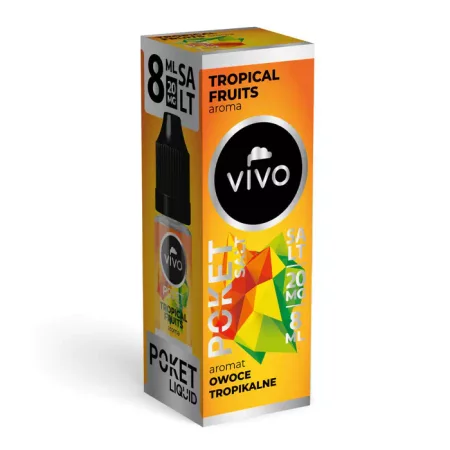 E-liquid VIVO Poket 8ml - Tropical Fruits 20mg