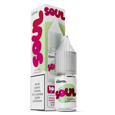 E-Liquid Klarro Soul Salt 10ml - Áfonya Szőlő 20mg