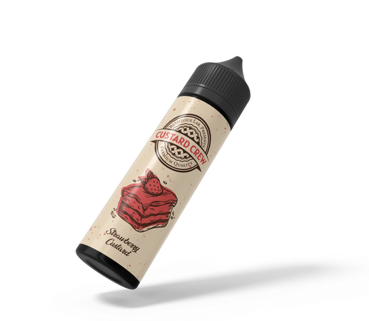 Longfill Custard Crew 10/60ml - Strawberry Custard