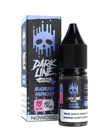 E-liquid Dark Line Nicotine+ 10ml - Blueberry Raspberry 18mg