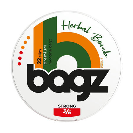Saszetki nikotynowe BAGZ Herbal Bomb 3/6 Strong