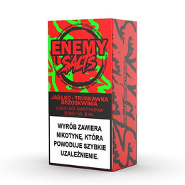 E-liquide Enemy Salts 9ml - Apple Strawberry Peach 18mg