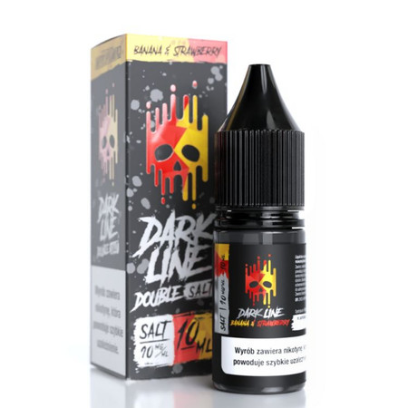 E-liquide Dark Line Double Salt 10ml - Banana Strawberry 10mg
