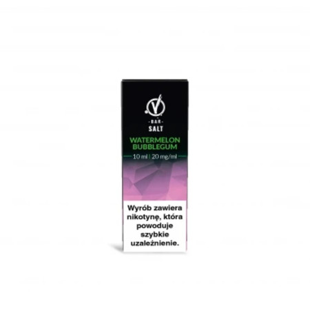 E-liquid Vbar Salt 10ml - Watermelon Bubblegum 20mg