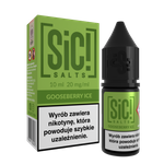 Liquid SIC! Salt 10ml - Gooseberry Ice 20mg