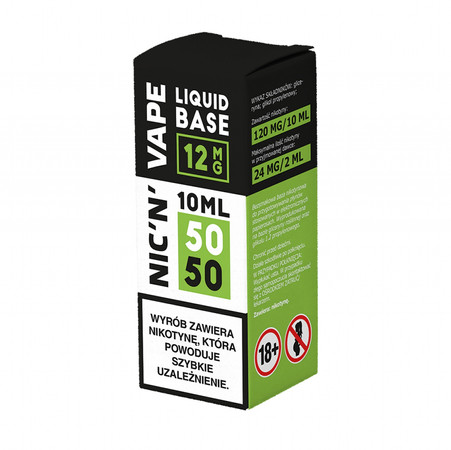 Nikotínová báza NIC'N'VAPE 10ml 50/50 - 12mg