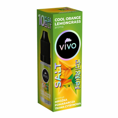 Рідина VIVO Salt 10ml - Cool Orange Lemongrass 20mg
