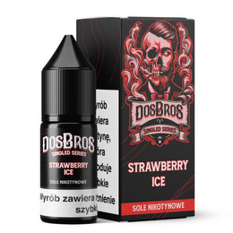 E-Liquid DosBros Salt 10ml - Strawberry Ice 20mg