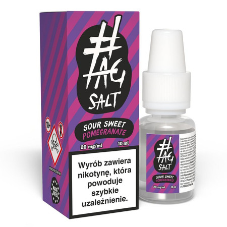 Liquid #TAG Salt Sour 10ml - Sweet Pomegranate 20mg
