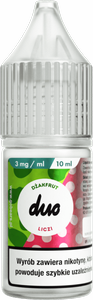 E-Liquid DUO 10ml - Dżakfrut Liczi 3mg