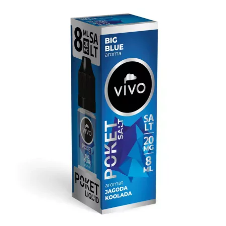 E-liquid VIVO Poket 8ml - Big Blue 20mg
