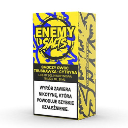Жидкость Enemy Salts 9ml - Dragonfruit Strawberry Lemon 18mg
