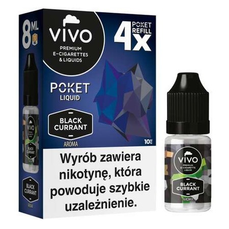 E-liquid VIVO Poket 8ml - Black Currant 10mg