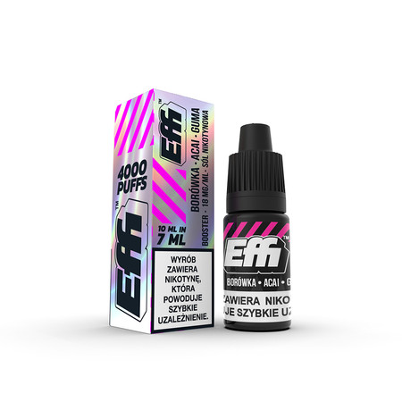 Liquid Effi Salts 7ml - Borówka Acai Guma 18mg