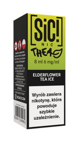 E-Liquid SIC! NIC 8ml - Elderflower Tea Ice 6mg