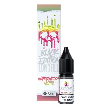 Longfill Dark Line Black Edition 9ml - WATERMELON MOJITO